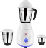 Mi Star MIAMOND 3 JARS Mixer Grinder Juicer 500 Mixer Grinder 3 Jars, White