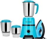 Moonstruck Mixer/juicer/grinder Combo 3 Jar 750 Watt With 1000 Watt Jaquer Iron Combo JAQUAR J3 Combo Iron 750 Juicer Mixer Grinder 3 Jars, JAQUER BLUE COMBO