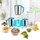 Moonstruck Moon Blue Powerful 750 Watt Mixer Grinder Juicer 750 Juicer Mixer Grinder 4 Jars, Blue