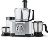 Morphy Richards Icon DLX Food Processor Jx4 1000 W Juicer Mixer Grinder 4 Jars, Steel Black