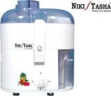 Niki Tasha By Niki Tasha 400 Watts Sheffield Classic Electric Juice Extractor White 400 Juicer 1 Jar, White