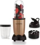 Nutripro Nutri Blender 500 Juicer Mixer Grinder 2 Jars, Gold