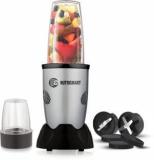 Nutrismart 500Watts, 22000 RPM Mixer Grinder, Blender, SS Blades 2 Unbreakable Jars Blender For Smoothies And Juices 500 Juicer Mixer Grinder 2 Jars, Silver