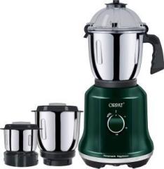 Orpat Kitchen Bot Plus 1200 Mixer Grinder 3 Jars, Metallic Green