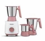 Philips HL7535/00 Daily Collection 500 Mixer Grinder 3 Jars, Peach