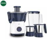 Philips HL7568/00 Juicer Mixer Grinder 500W Black And White 500 Juicer Mixer Grinder 3 Jars, Black And White