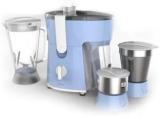 Philips HL7576/00 JUICER MIXER GRINDER 3 JARS 600WATT SUPER 600 Juicer Mixer Grinder 3 Jars, SKY BLUE