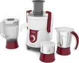 Philips HL 7715 HL7715/00 700 W Juicer Mixer Grinder 3 Jars, Red