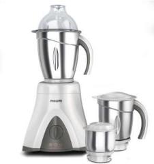 Philips HL7750/00 Viva Collection 650 W Mixer Grinder 3 Jars, Ink Black And Bright White