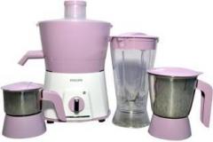 Philips juicer mixer grinder 7581 2 year complete 5 year motor warranty 600 Juicer Mixer Grinder 3 Jars, Pink