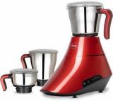 Pigeon 15581 Senso 750 W Mixer Grinder 3 Jars, Red