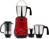 Pigeon Ruby Woo 14554 750 Juicer Mixer Grinder 4 Jars, Red