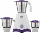 Preethi Crown MG 205 500 Mixer Grinder 3 Jars, White/Purple