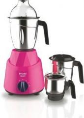 Preethi Galaxy MG 225 750 W Mixer Grinder 3 Jars, Pink