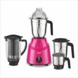 Preethi Galaxy Plus MG 250 Super Extractor Juicer Jar, Vega W5 Motor With 5yr Warranty 750 Juicer Mixer Grinder 4 Jars, Pink/Black