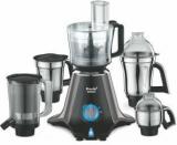 Preethi MG 218 Zodiac 750 Juicer Mixer Grinder 5 Jars, Black/Light Grey