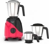 Preethi MG 245 Peppy 750 W Mixer Grinder 3 Jars, Black & Red