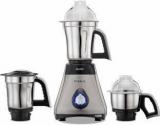 Preethi Steel Max MG 212 750 W Mixer Grinder 3 Jars, Steel/Black