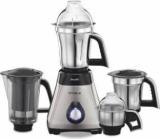 Preethi Supreme New 750 W Mixer Grinder 4 Jars, Silver/Black