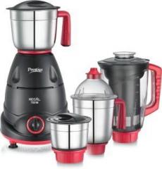 Prestige 41384 Regal 750 Juicer Mixer Grinder 4 Jars, Red and Black