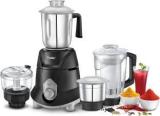 Prestige 42540 Hyperius 750 Mixer Grinder With Atta Kneading And Veggie Chopping Function, Strong And Durable Body, High Power Mixer Grinder 4 Jars, Black