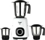 Prestige Atlas Flash 500 W Juicer Mixer Grinder With Flow Breaker Design 3 Jars, White, Black