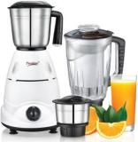 Prestige Brilliant 500 Juicer Mixer Grinder 3 Jars, White, Black