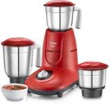 Prestige Clovis 550 Mixer Grinder 3 Jars, Red