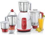 Prestige ELEGANT 750 W Juicer Mixer Grinder 4 Jars, Red