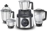 Prestige Endura 1000 Juicer Mixer Grinder 4 Jars, Black, Silver