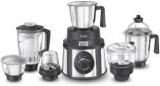 Prestige Endura 1000 Juicer Mixer Grinder 6 Jars, Black, Silver