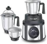 Prestige ENDURA With Ball Bearing Technology Stainless Steel 3 Jars With Flow Breakers WATTS 1000 Juicer Mixer Grinder 3 Jars, Black With Silver