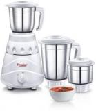 Prestige Flair 550 Mixer Grinder 3 Jars, Silver, White