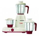 Prestige Hero DX 550 W Mixer Grinder 3 Jars, White, Red