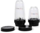 Prime Plus Bu Jar Set Black Bullet Jar Set Black 20 Juicer 2 Jars, Black