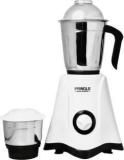 Pringle Crown 500 Watt Mixer Grinder With 2 Stainless Steel Leaf Proof Jar Mixer, Grinder 500 Mixer Grinder 2 Jars, White