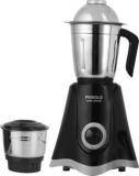 Pringle Crown 500 Watt Mixer Grinder With 2 Stainless Steel Leak Proof Jar Mixer, 500 Mixer Grinder 2 Jars, Black