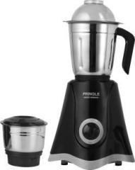 Pringle Crown 500 watt Mixer Grinder With 2 stainless Steel Leak Proof jar Mixer, 500 Mixer Grinder 2 Jars, Black