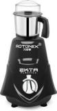 Rotomix Rocket Mixer Grinder With Stainless Steel Chutney Jar 350 Ml EPF134 Rocket Chutney Jar 750 Mixer Grinder 1 Jar, Black