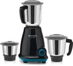 Sansui Pro Home Allure 500 W Mixer Grinder 3 Jars, Black, Blue