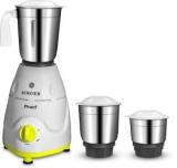 Singer Pearl 500 Watts Mixer Grinder With 3 Jars 500 Mixer Grinder 3 Jars, White