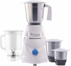 Skystar Diamond 750 Juicer Mixer Grinder 4 Jars, White, Blue