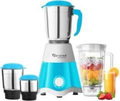 Skystar Supreme Elegant 750 Juicer Mixer Grinder 4 Jars, White Blue