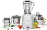 Sujata Multimix Juicer Mixer Grinder JMG 900 Juicer Mixer Grinder 3 Jars, White