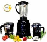 Sujata Supermix Black Premium 900 Juicer Mixer Grinder 3 Jars, Black