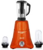 Sunmeet 600 Watts Mixer Grinder With 3 Jars 1 Juicer Jar And 2 Bullet Jars EPMG316 Mixer Grinder With Juicer And Bullets Jars 600 Mixer Grinder 3 Jars, Orange