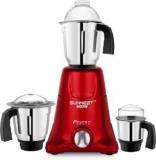 Sunmeet Niaa Original Latest Model 3 Steel Jars 1 Wet Jar, 1 Dry Jar 1 Chutney Jar TA85 Niaa Mixer Grinder 600 Mixer Grinder 3 Jars, Red