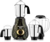 Sunmeet RIAA New Excellent Model 1000 Watts With 100% Copper Motor SUN RIAA 1000W 4J GOLD BLK 1000 Mixer Grinder 4 Jars, Gold Black