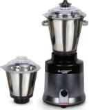 Sunmeet SUNCOMTA21 Commercial Use, 2000 Watts, Heavy Duty, Aluminium Body Wiith Metallic Finish And Hi Tech 100% Copper Motor With 2 Stainless Steel Jars, Black|Restaurants|Hotels Commercial Mixer Grinder 2000 Mixer Grinder 2 Jars, Black Grey