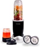 Tesora Nutri Flash Mixer Grinder With To Go Lid 400 Juicer Mixer Grinder 2 Jars, Black